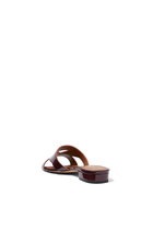 Odina Leather Flat Sandals